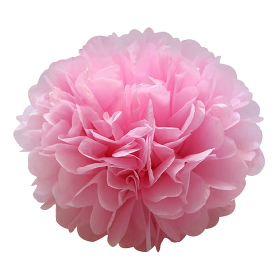 10-Pack Tissue Paper Pom Poms - Fluffy Assorted Color Diy Decor For Wedding, Baby Shower, Birthday Party, And Photo Backdrops