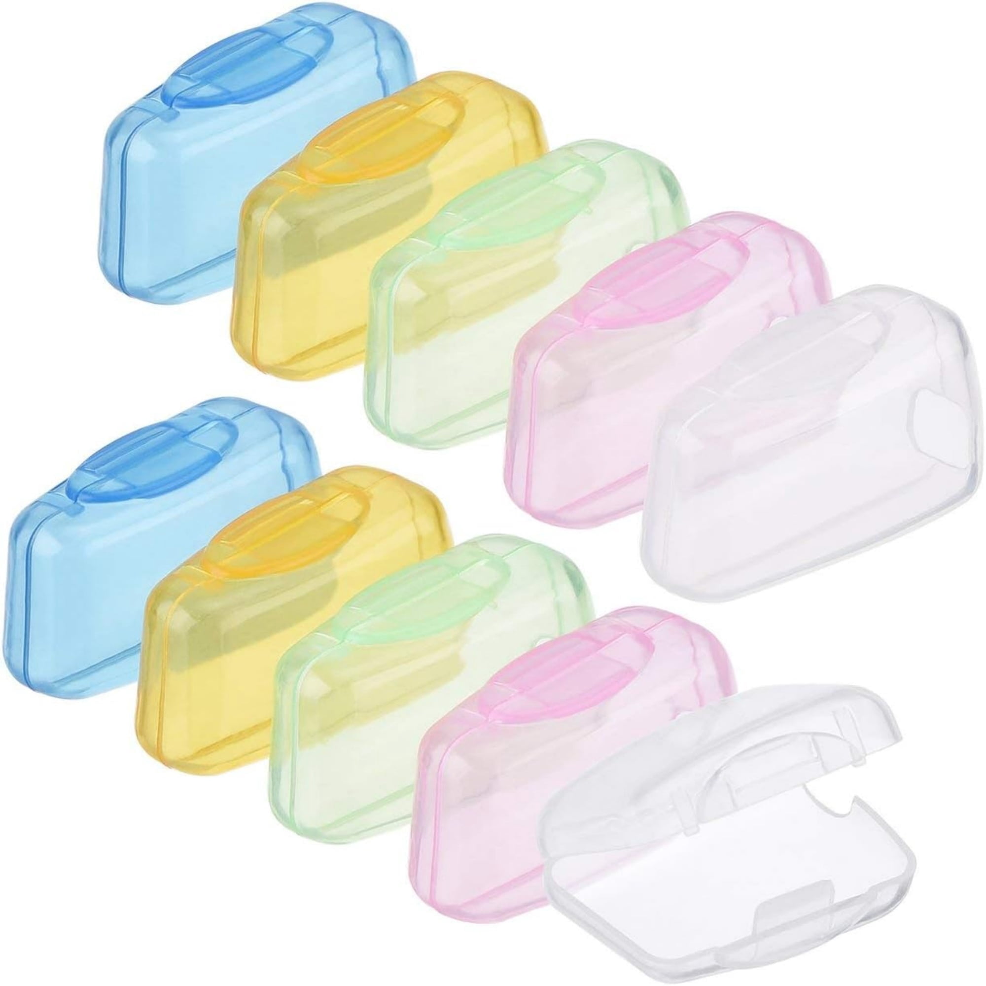 10-Pack Toothbrush Head Covers, 5-Color Silicone Protective Caps for ...
