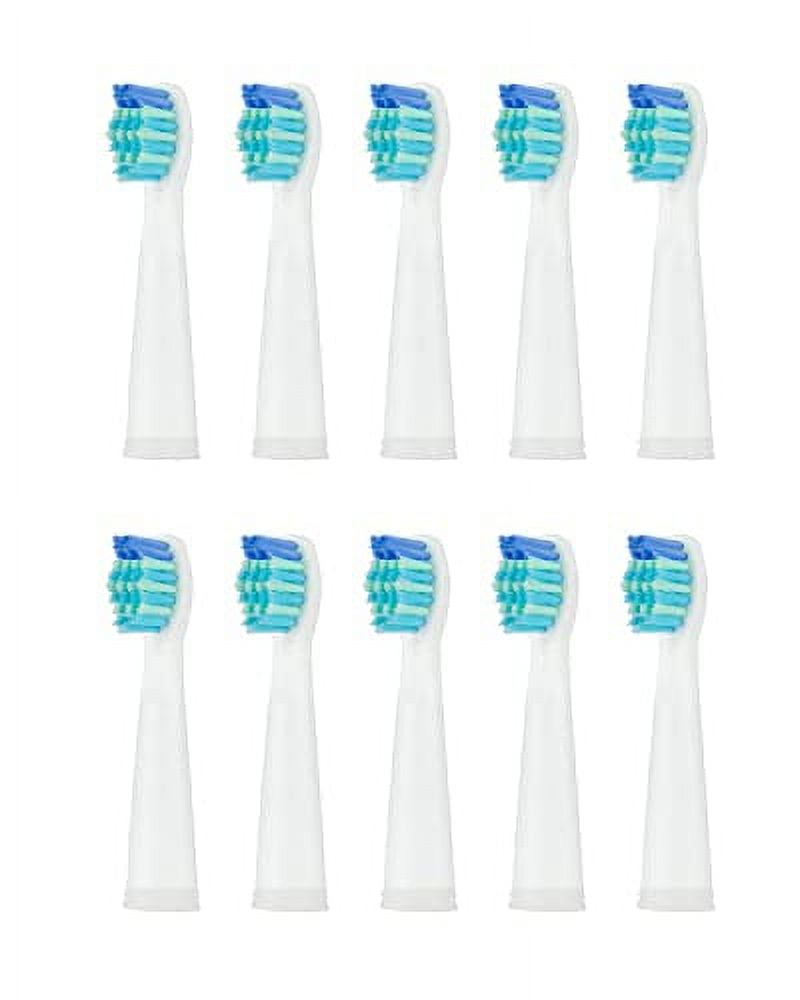 10 Pack Toothbrush Replacement Heads Compatible with Fairywill FWD1/D3