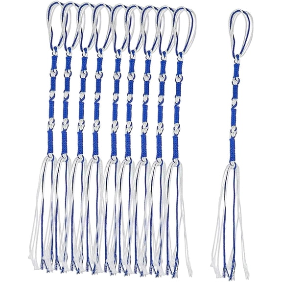 10 Pack Traditional Hand Knitted Tzitzit Fringe Strings For Prayer Shawl Corner Garment Accessory