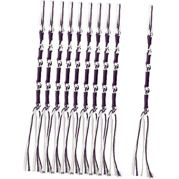 10 Pack Traditional Hand Knitted Tzitzit Fringe Strings For Prayer Shawl Corner Garment Accessory