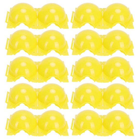 10 Pack Tree Root Rooting Ball Grafting Tools, Reusable High Pressure Tree Rooter Air Layering Propagation Growing Box Kit Propagator Pot Rooting Device for Trees Flowers[Yellow]