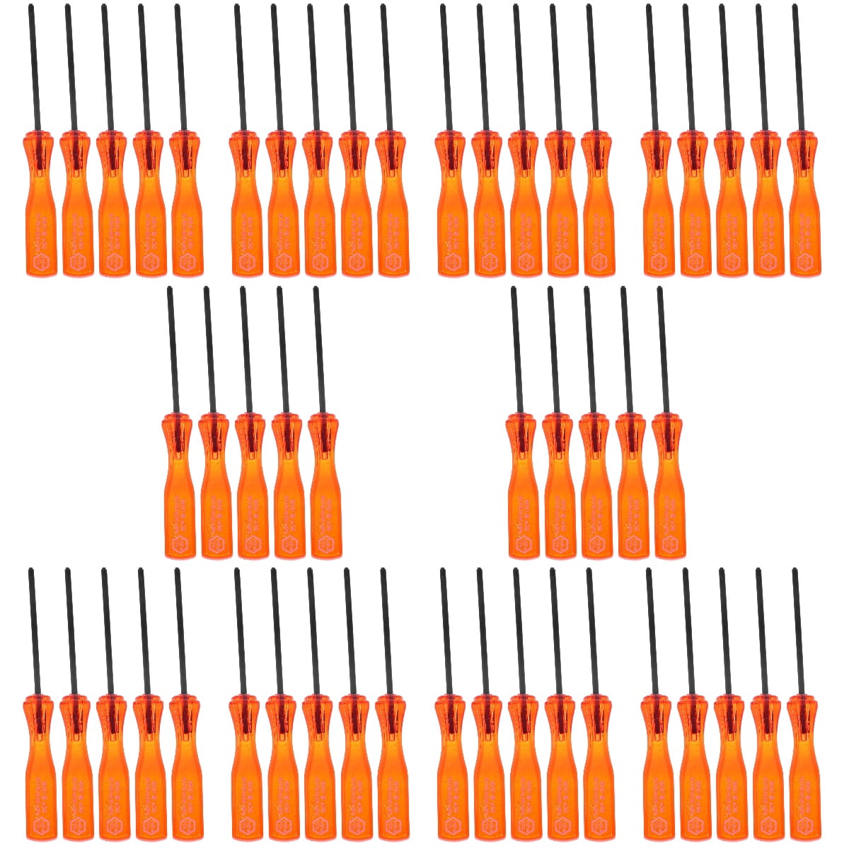 10 Pack Triwing Y-tip Screwdriver G9 Light Bulb Buttons Small Black Red