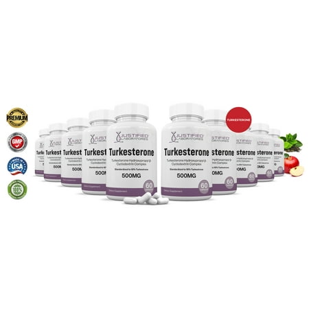 (10 Pack) Turkesterone 500mg 10% Increase Stamina Endurance Strength 600 Capsules