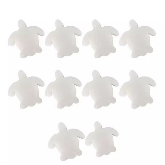 10 Pack Turtle Shape Pool Bathtub Scum Absorbing Sponges to Keep Water Clear