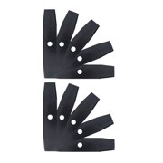 10 Pack USA Edger Blade Sharpened 10" x 2" Thickness 0.110" C.H. 5/8"