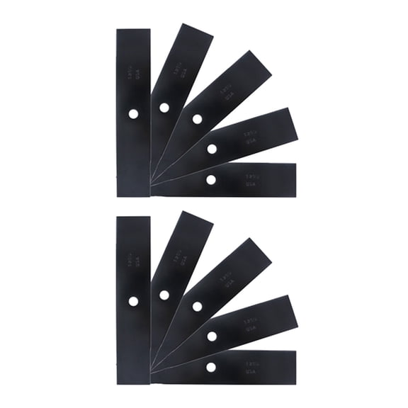 10 Pack USA Edger Blade Tanaka 6690192 Sharpened 10" x 2" C.H. 1/2"