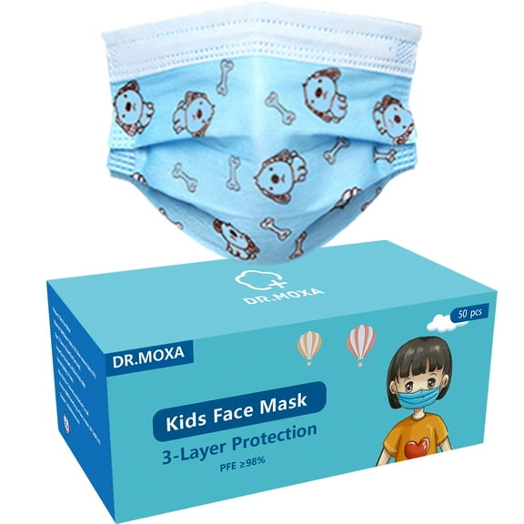 10 Pack USA Made Disposable Face Masks Black, 3 Ply Breathable Protection Mask