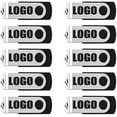 thumbnail image 1 of 10 Pack USB Flash Drive Free Customized Personalized Logo, Custom Name USB 2.0 Metal Portable Disc, USB Thumb Drive Memory Stick Customized Logo for Company Advertising Individuals（16GB*10PACK), 1 of 7