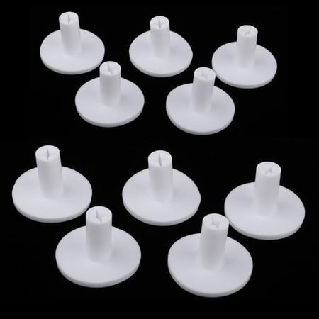 10-Pack Unbreakable Golf Tees Holder for Golf Driving Range Home Office Tee Practice Tool Golfer Training Aid