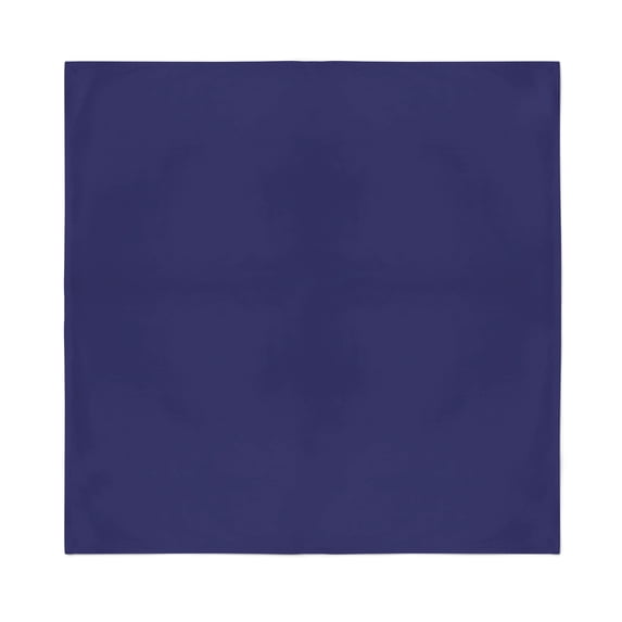 10 Pack Unisex Solid Polyester Plain Bandanas - Bulk Wholesale (Navy Blue)