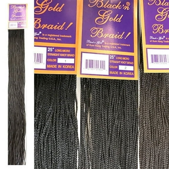 10 Pack Value Deal - 25" Micro Straight Knot braids