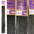thumbnail image 1 of 10 Pack Value Deal - 25in. Micro Straight Knot Braids #4/Gold, 1 of 3