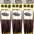 thumbnail image 1 of 10 Pack Value Deal - 3X TRIO #33 Pre Stretched Braiding Hair 28Inch, 1 of 6