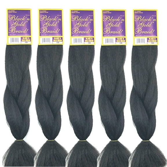 10 Pack Value Deal - Classic Braids 3oz. #10 Kanekalon Synthetic Jumbo Braiding Hair