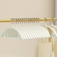 thumbnail image 1 of 10-Pack Velvet Non-Slip Hangers with Chrome Hooks | Thickened Round Clothes Hangers for Space Saving | Heavy Duty 10lb Capacity | Beige, White, Pink, Gray, Green, Black, Blue Color Options, 1 of 6