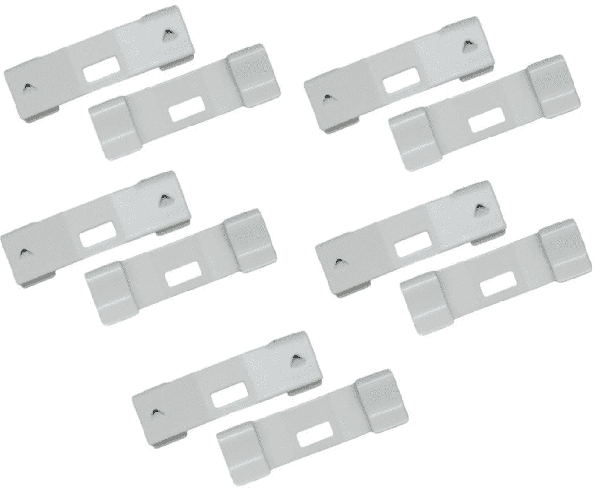 10 Pack Vertical Blind Vane Saver White Curved Repair Clips Fixes