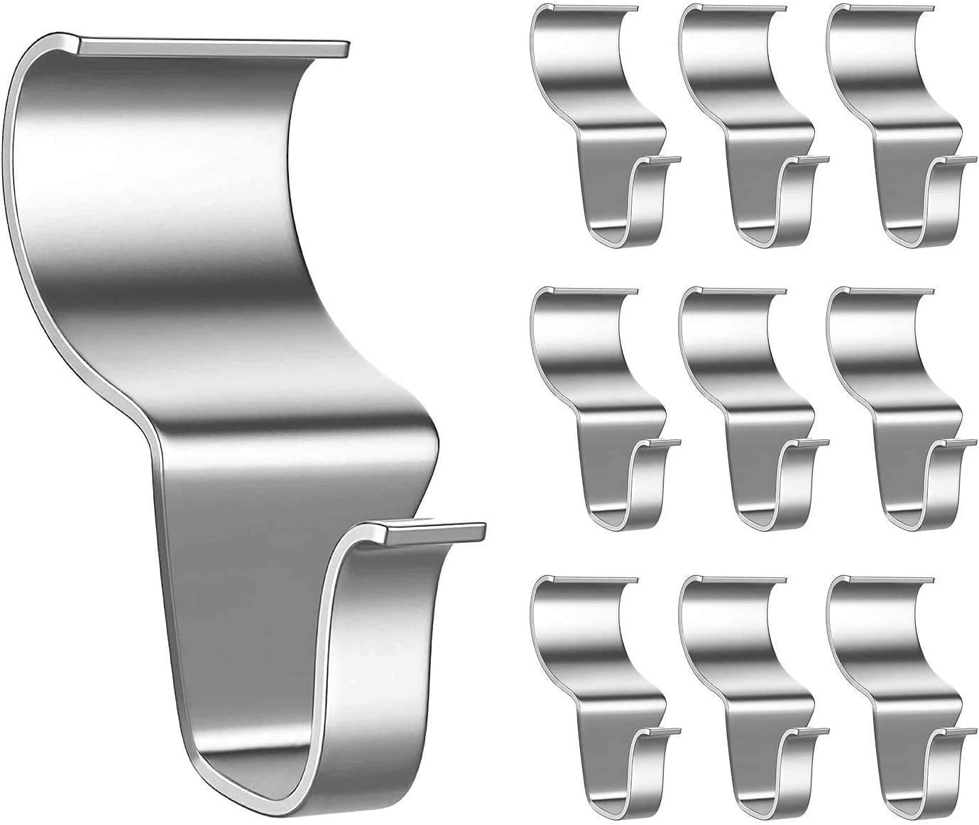 10 Pack Vinyl Siding Hooks Hanger, NoHole Needed Heavy Duty Vinyl