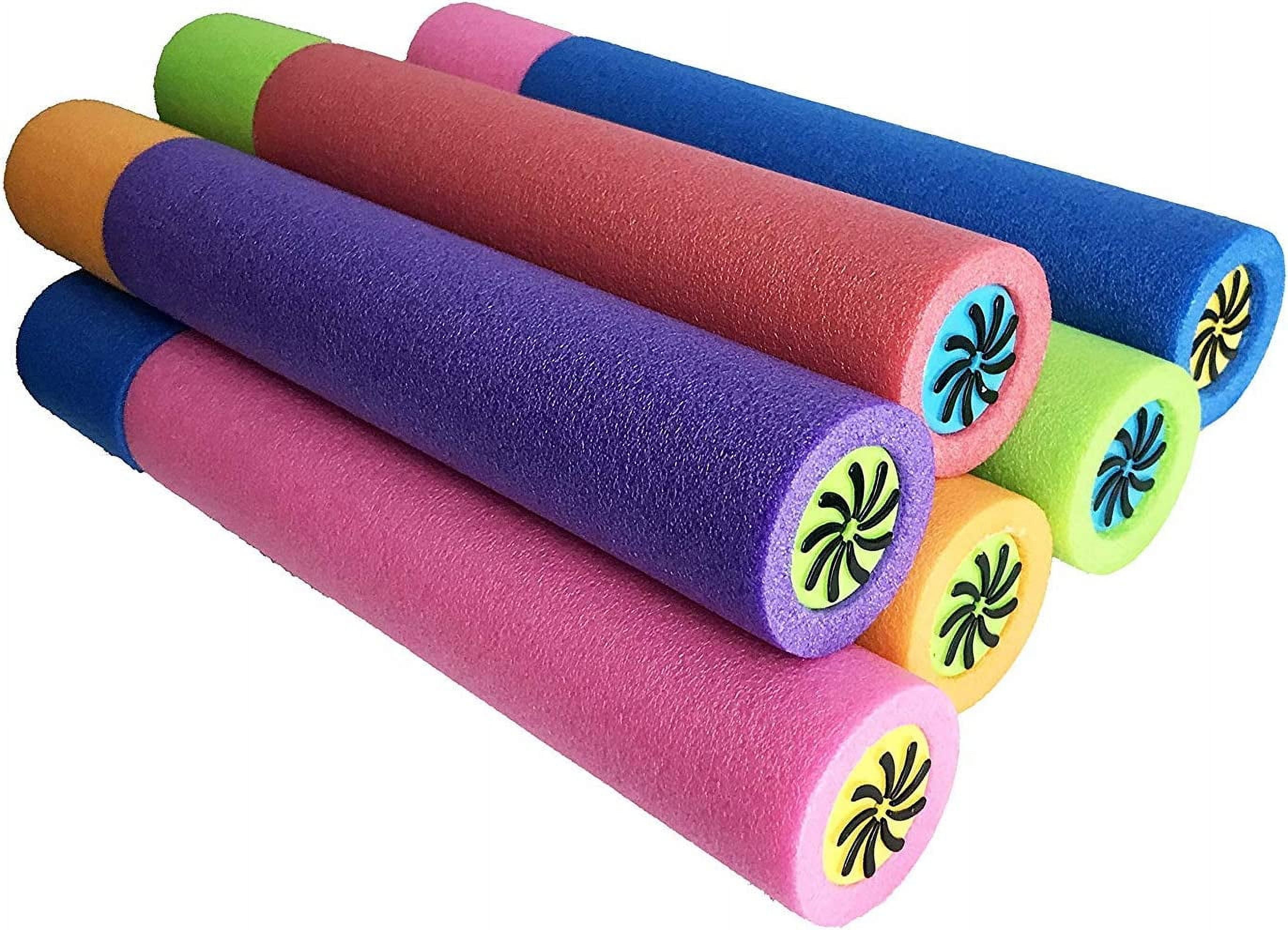 6 Pack Water Guns, Pool Foam Blaster Squirt Guns Lightweight, 40ft