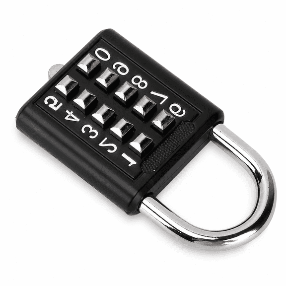 10 Pack Waterproof Combination Padlock, Anti-Theft Lock for Gym Locker Suitcase