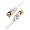 thumbnail image 1 of Cat7 Ethernet Cable 10 pack of 6FT Copper Shielded RJ45 Cord for Router, PC, Gaming, Servers, PoE Security Cameras, Smart TVs, 10Gbps 600MHz High-Speed Network Patch, White, Cables Direct Online, 1 of 3
