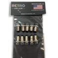 thumbnail image 1 of 10 Pack, White Pinball 6.3 Volt AC LED Round Replacement Bulbs 44/47 Bayonet Base BA9S, Concave Top, 1 of 2
