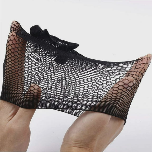 10 Pack Wig Caps Invisible Mesh Net Wig Cap Open End Wig Cap for Long and Short Hair (Black)