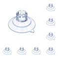 thumbnail image 1 of (10-Pack) Window Suction Cups with Hooks, Christmas Light Suction Cup Clips with Wire Slots, Clear Removable No‑Drill Suction Light Holders, for Home Window & Glass Door Decoration, 1 of 5