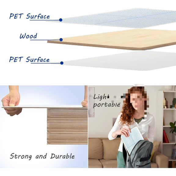 10 Pack XY Axis Graph Whiteboard 9''12 Coordinate Plane Dry Erase Board for Teacher Math Classroom Must Haves, Grid Small Dry Erase White Boards for Students School Supplies$$Office
