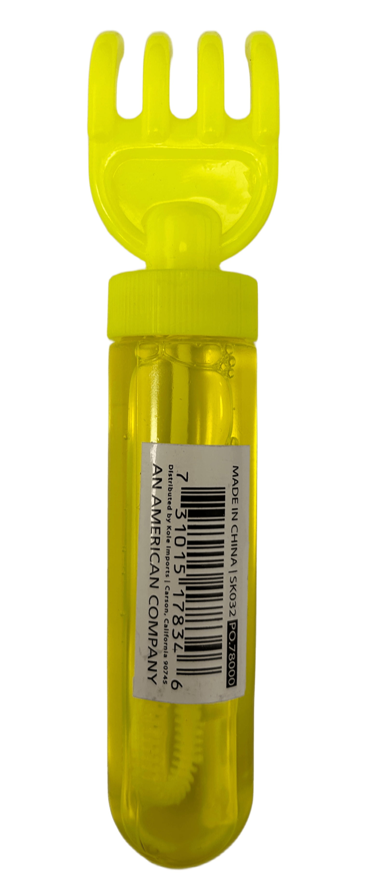 10 Pack Yellow Rake Sand Toy Bubble Wand, Double the Fun for Kids ...