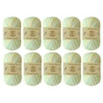 thumbnail image 1 of 10-Pack Yonkey Monkey Skein Tencel Yarn - 70% Bamboo, 30% Cotton (Green Yellow 9049), 1 of 3