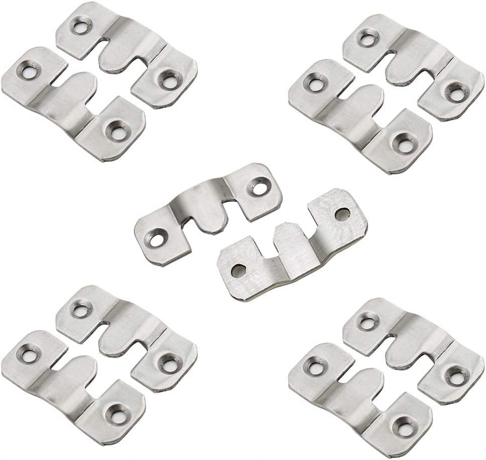 10 Pack ZClips Flush Mount Bracket Heavy Duty Picture Hangers