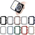 thumbnail image 1 of [10 Pack] ePacks for Apple Watch Screen Protector Case Series 3 2 38mm, iWatch Protective Face Cover, Tempered Glass Film Hard PC Bumper Case for Women Men, Ultra-Thin Shield - Multi Colors, 1 of 6