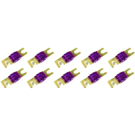 10 Pack of 150 Amp Gold AFS / Midi / Mini ANL Fuses