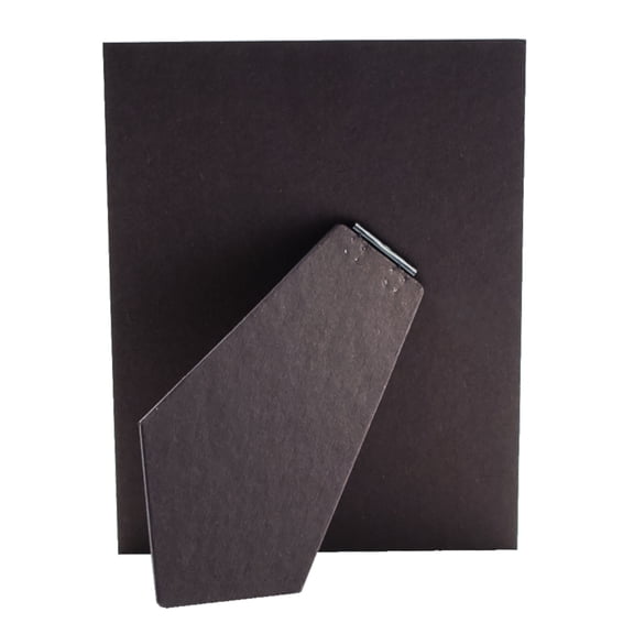 10 Pack of 3.5x5 Cardboard Easel Backs with 2 Metal Hangers for Tile, Art, or Picture frames