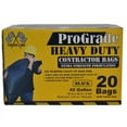 thumbnail image 1 of 10-Pack of 42-Gal IPS 13-11108 ProGrade Black Heavy Duty Contractor Bags, 20-Count, 1 of 1