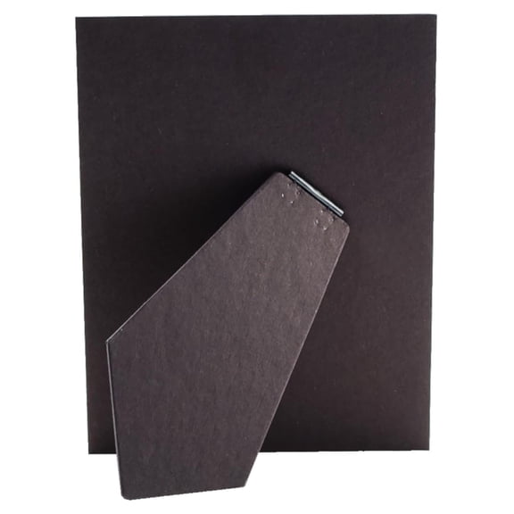 10 Pack of 5x7 Cardboard Backs with 2 Metal Hangers for Tile, Art, or Picture Frames Black