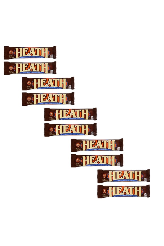 10 Pack of Heath Bar - with Milk Chocolate English Toffee | 1.4 Oz a Pack | Buy from RADYAN