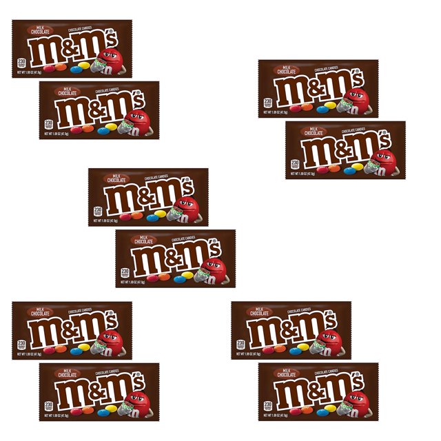 10 Pack of M&MS Peanut Milk Chocolate l Candy perfect for sharing 1.