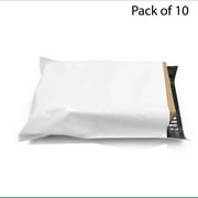 10 Pack of Mailer Bag | 24 x 24 Glossy Lightweight White Mailer with Three Thicknesses | RADYAN