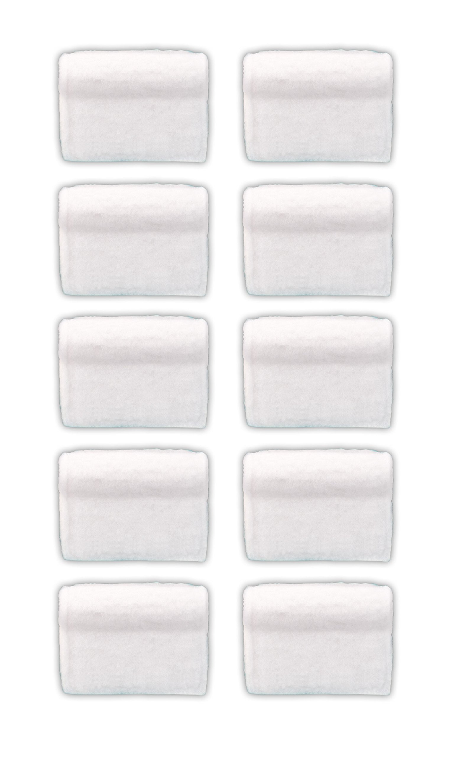 10 Pack of Microfiber Replacement Pads for Baseboard Cleaner