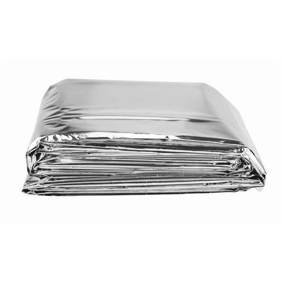 10 Pack of Silver Emergency Blankets