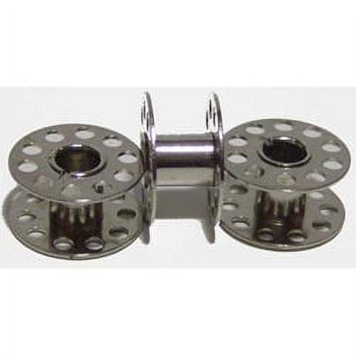 10 Pack of Singer Class 15 METAL Platinum Collection Bobbins 2518