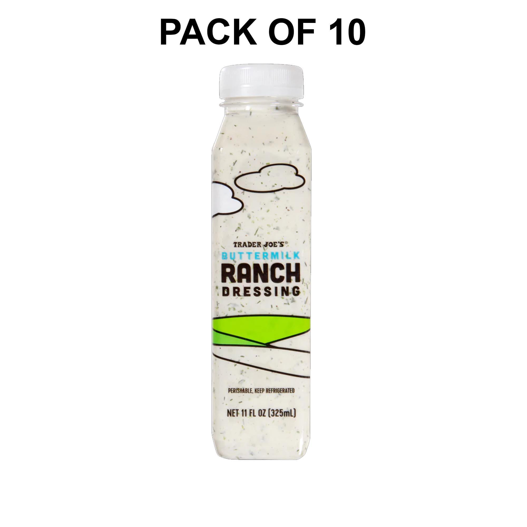 10 Pack of Trader Joe's Buttermilk Ranch Dressing Creamy & Flavorful