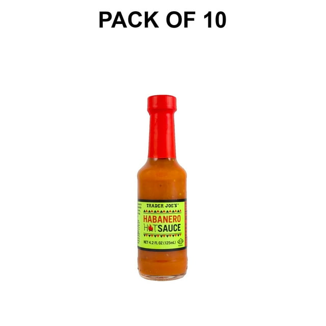10 Pack of Trader Joe’s Habanero Hot Sauce a Flavorful Twist on
