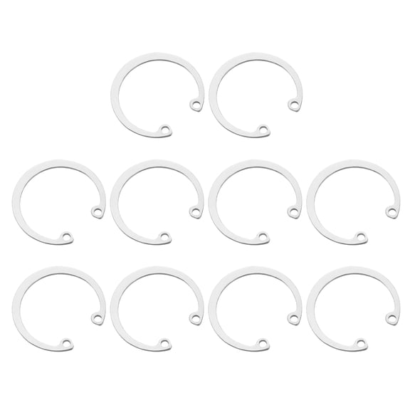 10 Pack36mm Internal Retaining Ring Circlip, Internal Circlip Snap Rings, Silver