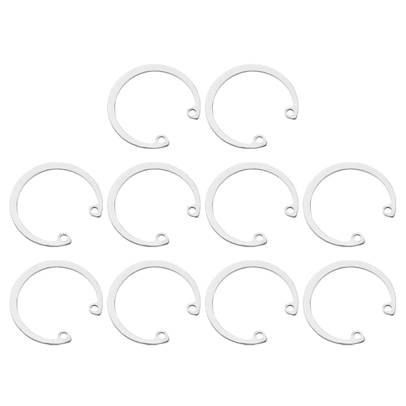 10 Pack42mm Internal Retaining Ring Circlip, Internal Circlip Snap Rings, Silver