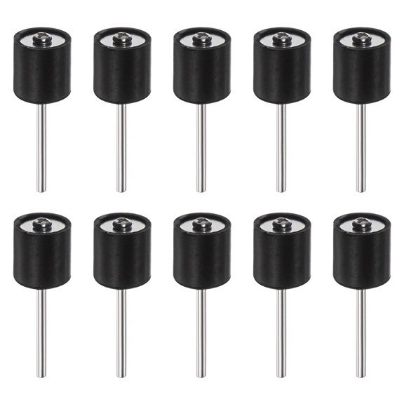 10 Packs 1/2 Inch Sanding Drum Rubber Mandrels 2.35mm Shank Sanding Sleeve Holder for Drum Sander Rotary Grinder