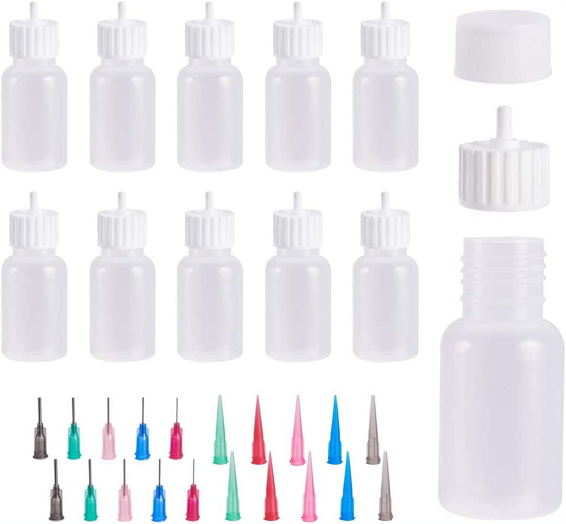 10 Packs 1 Ounce Multi Purpose DIY Precision Tip Applicator Bottles