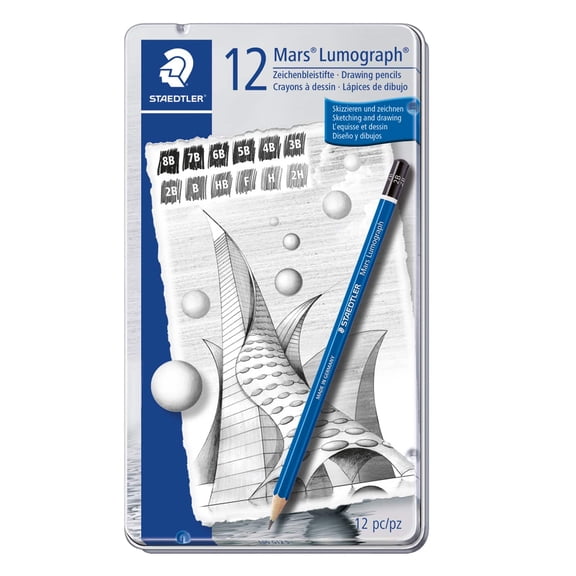 Staedtler Mars Lumograph Drawing Pencils, 10 Packs: 12 ct. (120 total)